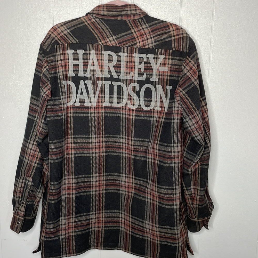 Harley-Davidson Flannel Shirt Jacket